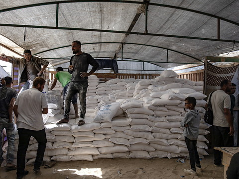 L'aide humanitaire à Gaza 