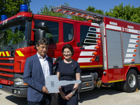 Vaud: dix véhicules de pompiers prévus pour l'Ukraine