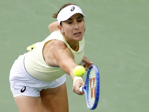 Abandon de Belinda Bencic au Foro Italico