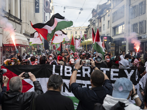 Manifestation non autorisée contre Israël en marge de l'Eurovision