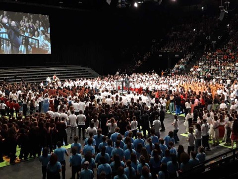 Beat Jans lance le festival des chœurs de jeunes à Bâle