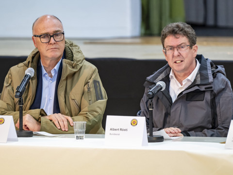 Martin Pfister à la rencontre de la population du Lötschental