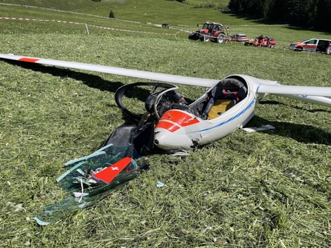 GR/SG: atterrissages manqués: vélicole et parapentiste blessés