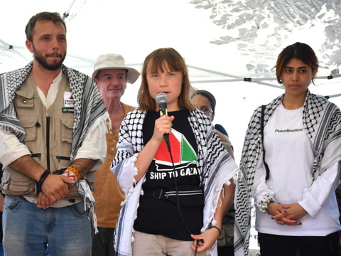 Navire d'aide pour Gaza avec Greta Thunberg à bord