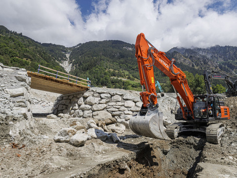 Haut Val de Bagnes (VS): trois jours pour remplacer le pont