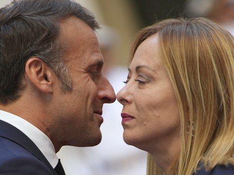 Long tête-à-tête entre Marcon et Meloni à Rome