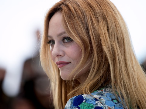 La comédienne française Vanessa Paradis en tournage en Valais