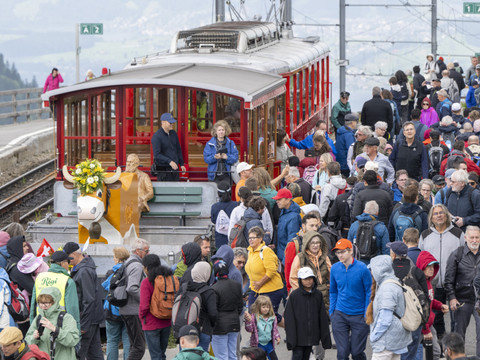 Le chemin de fer Arth-Rigi écrit l'histoire depuis 150 ans