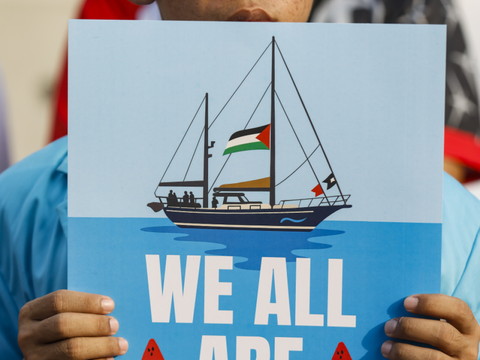 Israël: derniers passagers du bateau pour Gaza, expulsé en Jordanie