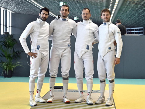 Pas de médaille pour les Suisses par équipe à l'épée