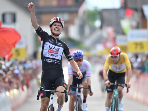Almeida gagne la 7e étape et revient à 33'' de Vauquelin