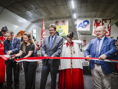 Autoroute A9: tube sud du tunnel de Viège ouvert