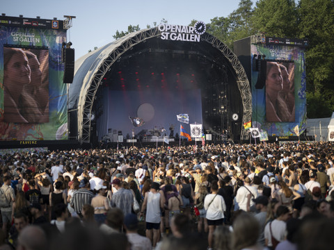 L'Openair de St-Gall a débuté: Nemo et Dasha à l'affiche