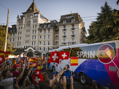 Euro: Lausanne accueille l'équipe d'Espagne