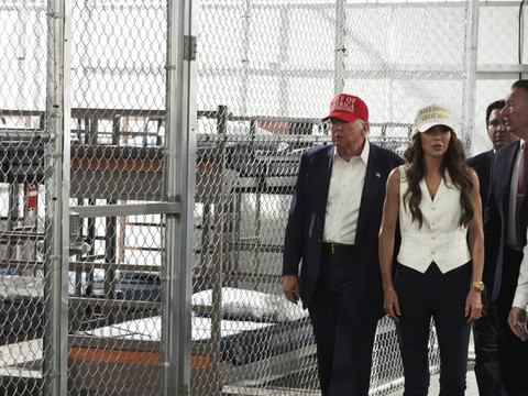 Trump visite l'