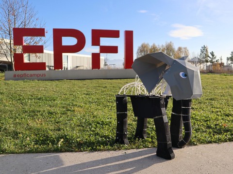 Robot éléphant conçu avec une méthode d'impression 3D bio-inspirée