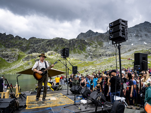 Peter Doherty s'est produit au lac des Vaux, à 2543 m d'altitude