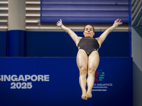 Plongeon: Brillante 5e place pour Michelle Heimberg à 1 m