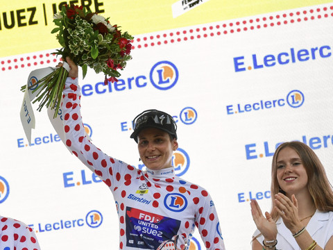 Tour de France Femmes: Elise Chabbey conserve le maillot à pois