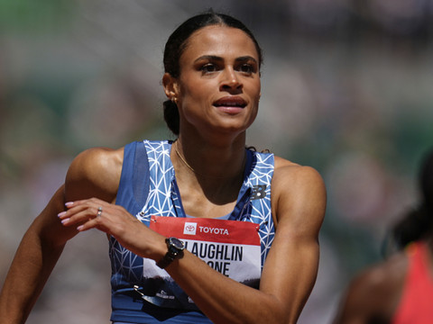 McLaughlin-Levrone et Russell en démonstration