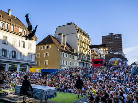 Début du festival de la Plage des Six Pompes à La Chaux-de-Fonds