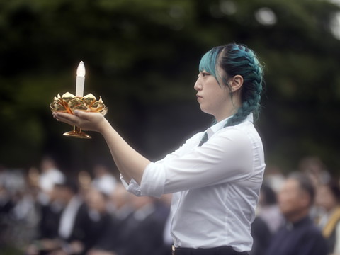 Nagasaki: une minute de silence 80 ans après la bombe atomique