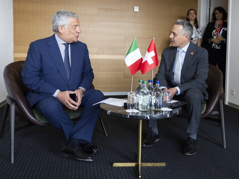 Ignazio Cassis loue l'amélioration des relations avec l'Italie