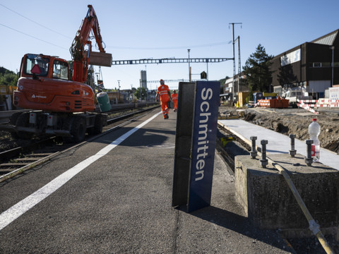 En travaux, la ligne CFF Fribourg-Berne rouvrira bien lundi matin