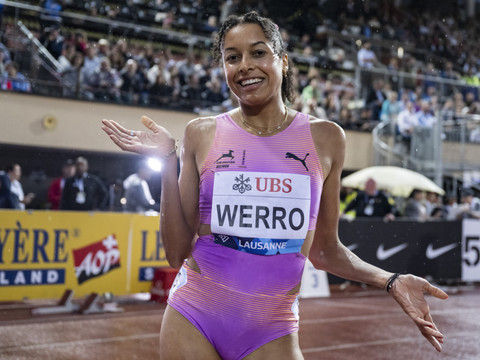 Audrey Werro obtient son premier podium en Diamond League