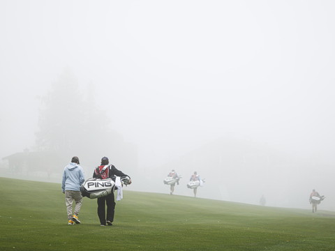 Le brouillard trouble l'European Masters à Crans-Montana