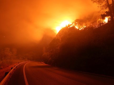 La bataille contre les incendies 
