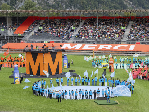 Centenaire de Migros fêté sur le site de la Fête fédérale de lutte