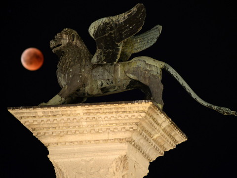 Le lion de la place Saint-Marc à Venise viendrait de Chine