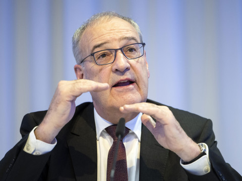 Le ministre de l'Economie Guy Parmelin en visite aux Etats-Unis