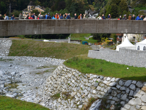 Ouvrages de protection inaugurés à Bondo (GR), huit ans après