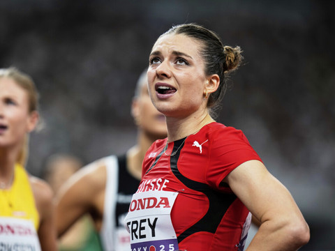 Frey et Kora en demi-finales du 100 m, Kälin en échec à la longueur