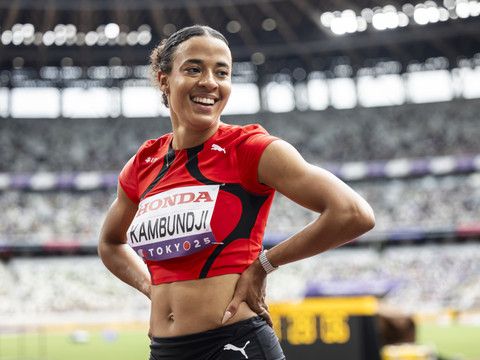 100 m haies: Ditaji Kambundji passe en demi-finales