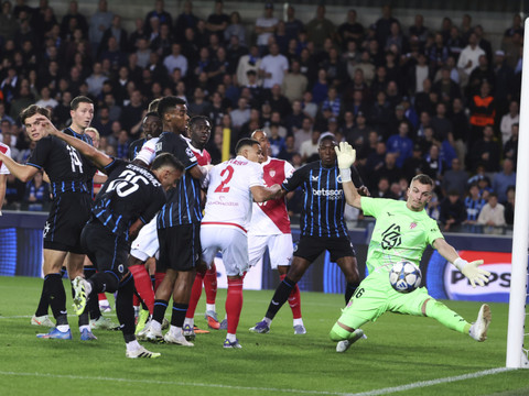 Ligue des champions: Monaco s'incline lourdement à Bruges