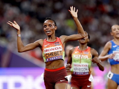 Après le 10'000 m, Chebet sacrée sur 5000 m