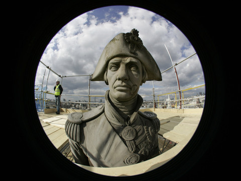 Les restes présumés de la maîtresse de l'amiral Nelson exposés