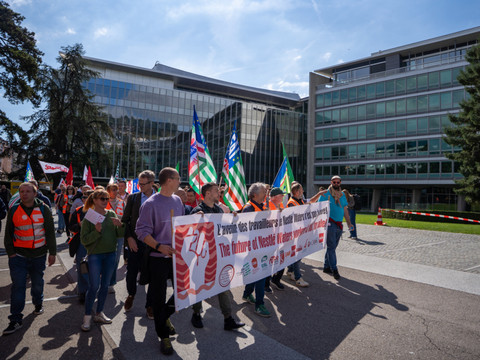 Vevey: manifestation contre la vente de 