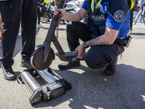 La police genevoise se dote de trottinettes non conformes