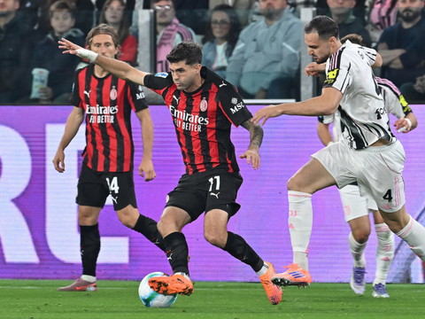 La Juve et Milan se séparent sur un nul