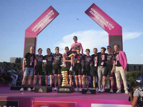 Le Tour d'Italie 2026 partira de Bulgarie