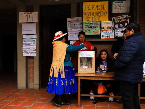 Les Boliviens ont voté pour élire leur président
