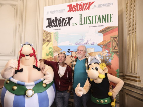 Jour J pour le nouvel Astérix, en mission en Lusitanie