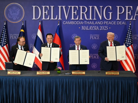 Cessez-le-feu Cambodge-Thaïlande signé en présence de Trump