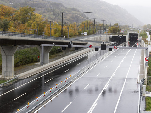 Autoroute A9: de Gampel/Steg à Brigue (VS) sans interruption