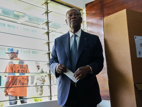 Alassane Ouattara réélu président de la Côte d'Ivoire