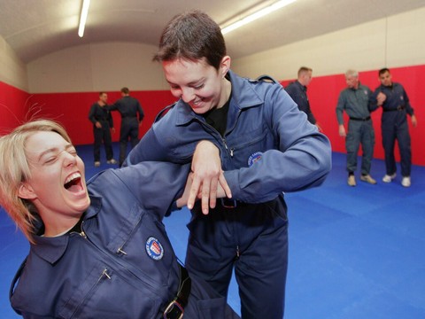 Grône: première rentrée de la nouvelle école de police valaisanne